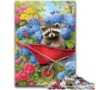 Puzzles pour Adolescents, 1 000 pièces, Ferme, Raton Laveur, Jouets éducatifs, Anti-Stress, Collection d'artistes, Beaux-Arts, 50x75cm