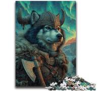 Puzzles pour Adolescents, 1 000 pièces, Husky sibérien féroce, Jouets Anti-Stress, Cadeaux d'anniversaire Uniques pour Les 14 Ans et Plus, 26x38cm