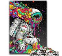 Puzzles pour Adolescents, 1 000 pièces, Jouets d'astronautes psychédéliques, Jeux éducatifs, Anti-Stress, Collection d'artistes, Beaux-Arts, 26x38cm