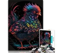 Puzzles pour Adolescents 1 000 pièces Motif coqs pour Adultes et Adolescents pour Jeux éducatifs Collection d'artistes Beaux-Arts 26x38cm