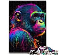 Puzzles pour Adolescents, 1 000 pièces, Motif Singe, Pop Art, Jouet éducatif Anti-Stress, Interaction Parent-Enfant, pour Les Enfants de 14 Ans et Plus, 38x26cm