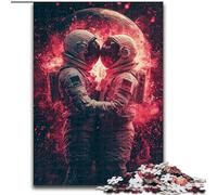 Puzzles pour Adolescents, 1 000 pièces, Puzzle Couple d'astronautes, Chaque pièce est Unique - Jeu Familial Stimulant pour Les 14 Ans (Taille 26x38cm)