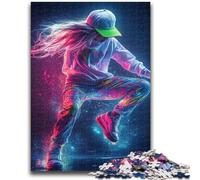 Puzzles pour Adolescents, 1 000 pièces, Street Dance Girl, pour stimuler Le Cerveau, Jouets addictifs pour cultiver la Patience, adaptés aux Couples, 26x38cm