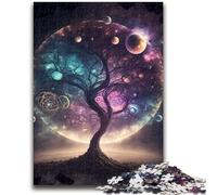 Puzzles pour Adolescents, 1 000 Puzzles colorés représentant des Arbres, pour Un Jeu éducatif, Un défi, Un Jouet à Offrir en Cadeau à Toute la Famille, 26x38cm