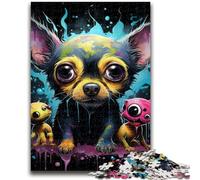 Puzzles pour Adolescents, 1 000 Puzzles colorés représentant des Monstres, pour Adultes, Anti-Stress, pour Passer Le Temps à la Maison, Interaction Parent-Enfant (50x75cm)
