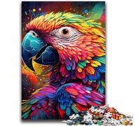 Puzzles pour Adolescents, 1 000 Puzzles colorés représentant des perroquets, pour Adultes, Anti-Stress, pour Passer Le Temps à la Maison, Interaction Parent-Enfant (50x75cm)