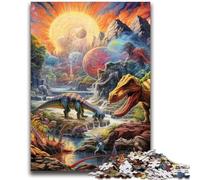 Puzzles pour Adolescents 1 000 Puzzles du Monde des Dinosaures, Un Jeu Stimulant idéal comme Cadeau pour Toute la Famille (75x50cm)