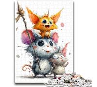 Puzzles pour Adolescents, 1 000 Puzzles représentant des bébés Animaux, Jeu éducatif, défi, Jouets, à Offrir en Cadeau à Toute la Famille, 26x38cm