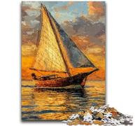 Puzzles pour Adolescents 1 000 voiliers africains pour Les 14 Ans et Plus Jeu de réflexion idéal pour Adultes et Adolescents 26 x 38 cm