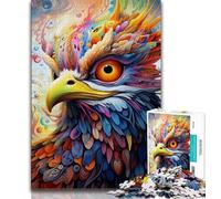 Puzzles pour Adolescents, 1000 Animaux, Aigle, Puzzle Adulte, Jeu Stimulant, Jouets, décoration Murale, Cadeaux d'anniversaire et de Noël Uniques (Taille 38x26cm)