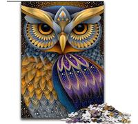 Puzzles pour Adolescents 1000 Animaux fantastiques hiboux, pour Les 14 Ans et Plus, adaptés aux Couples, activités Amusantes à la Maison, Cadeaux d'anniversaire, Cadeaux de Voyage (Taille 50x75cm)