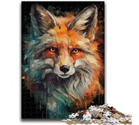 Puzzles pour Adolescents 1000 Animaux Renards Art Jeux éducatifs Décoration de la Maison Idéal comme Cadeau pour Toute la Famille 50x75cm