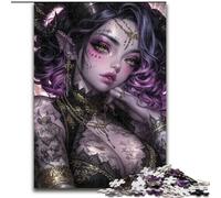 Puzzles pour Adolescents 1000 Anime Demon Girl, Jeu Familial Anti-Stress, défi Difficile, renforce l'amour Entre Couples (Taille 26x38cm)