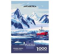 Puzzles pour Adolescents 1000 Antarctic Expedition Puzzle Jeux Amusants Décoration Parfaite Offre Cadeau pour Toute La Famille 52x38cm/1000pcs