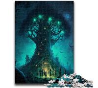Puzzles pour Adolescents 1000 Appel de l'arbre du Monde Jeu Stimulant et Jeu Familial Décoration Murale Cadeaux d'anniversaire et de Noël Uniques 26x38cm