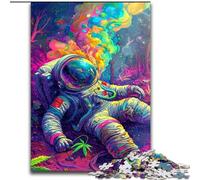 Puzzles pour Adolescents 1000 astronautes psychédéliques, à partir de 14 Ans, adaptés aux Couples, activités Amusantes à la Maison, Cadeaux d'anniversaire, Cadeaux de Voyage (Taille 50x75cm)