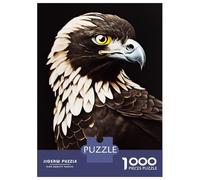 Puzzles pour Adolescents 1000 Black Eagle Puzzles pour Adultes, Jouets À Monter Soi-même, Cadeau d'anniversaire Idéal pour Toute La Famille 70x50cm/1000pcs