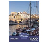 Puzzles pour Adolescents 1000 Bord De Seine Puzzles pour Adolescents Jeux Relaxants Améliore La Mémoire Cadeaux d'anniversaire Et Idées Cadeaux Uniques 52x38cm/1000pcs