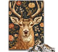 Puzzles pour Adolescents 1000 Cerfs fantastiques Anti-Stress Staycation Kill Time Décoration Parfaite pour Les 14 Ans et Plus 50x75cm