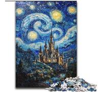 Puzzles pour Adolescents 1000 Châteaux sous Les étoiles, Jouet éducatif et décompressant, Cadeau d'anniversaire, décoration Murale (Taille 50x75cm)