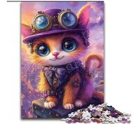 Puzzles pour Adolescents 1000 Chats Mignons, Un Cadeau éducatif idéal pour Toute la Famille (Taille 50x75cm)