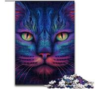 Puzzles pour Adolescents 1000 Chats mystérieux, Jeu intellectuel, éléphant, Cadeau d'anniversaire, décoration Murale pour Les 14 Ans et Plus (Taille 26x38cm)
