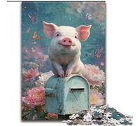 Puzzles pour Adolescents 1000 cochons Mignons, adaptés aux Personnes de 14 Ans et Plus, Jeux éducatifs, Cadeaux du Père Noël Secret (Taille 26x38cm)