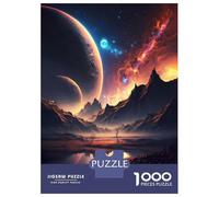 Puzzles pour Adolescents 1000 Cosmic Mountain Range Puzzles pour Adultes Jouets Anti-Stress Cadeaux pour Femmes Idéal comme Cadeau pour Toute La Famille 38x26cm/1000pcs