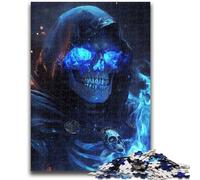 Puzzles pour Adolescents 1000 crânes fumés pour Les 14 Ans et Plus Jeux de Famille Jeu de Noël Cadeaux pour Femmes 50x75cm