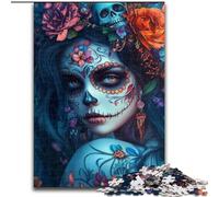 Puzzles pour Adolescents 1000 crânes mexicains, idéal comme Cadeau pour Toute la Famille (Taille 26x38cm)