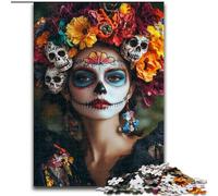 Puzzles pour Adolescents 1000 crânes mexicains, idéal comme Cadeau pour Toute la Famille (Taille 26x38cm)
