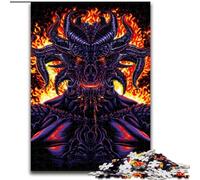 Puzzles pour Adolescents 1000 Démons de l'enfer, Jeu Familial Anti-Stress, défi Difficile, renforce l'amour Entre Couples (Taille 26x38cm)