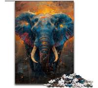 Puzzles pour Adolescents 1000 éléphants, à partir de 14 Ans, adaptés aux Couples, activités Amusantes à la Maison, Cadeaux d'anniversaire, Cadeaux de Voyage (Taille 50x75cm)
