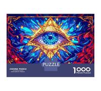 Puzzles pour Adolescents 1000 Eye of The Illuminati Puzzle Jeux Amusants Décoration Parfaite Offre Cadeau pour Toute La Famille 52x38cm/1000pcs