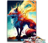 Puzzles pour Adolescents 1000 Fantasy Fox pour Les 14 Ans et Plus Jeux de Famille Jeu de Noël Cadeaux pour Femmes 50x75cm