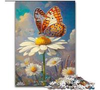 Puzzles pour Adolescents 1000 Fleurs et Papillons, Jouets éducatifs, Jeux Anti-Stress, décoration d'intérieur Unique et Cadeaux (Taille 50x75cm)