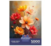 Puzzles pour Adolescents 1000 Floral Bouquet Painting Puzzles pour Adultes Jeu Manuel D'assemblage De Motifs Offre Spéciale pour Toute La Famille 38x26cm/1000pcs