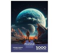 Puzzles pour Adolescents 1000 Futuristic Space Explorer Puzzles pour Adultes Jeu Manuel Anti-Stress Stimule Le Cerveau 70x50cm/1000pcs