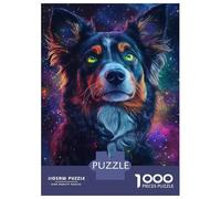 Puzzles pour Adolescents 1000 Galactic Canine Gaze -1 Puzzles pour Adultes Jeu Manuel D'assemblage De Motifs Offre Spéciale pour Toute La Famille 70x50cm/1000pcs