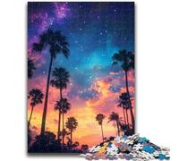 Puzzles pour Adolescents 1000 Galaxy Beach Anti-Stress Staycation Kill Time Décoration Parfaite pour Les 14 Ans et Plus 50x75cm