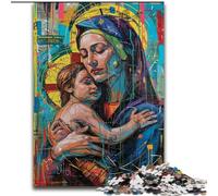 Puzzles pour Adolescents 1000 Graffitis de Jésus, à partir de 14 Ans, adaptés aux Couples, activités Amusantes à la Maison, Cadeaux d'anniversaire, Cadeaux de Voyage (Taille 50x75cm)