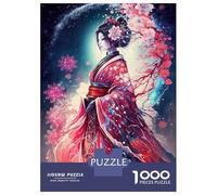 Puzzles pour Adolescents 1000 Haunted Silence - Expressive Abstract Figure Art Puzzle Adulte Casse-tête Jeu De Vitesse Manuelle pour Anniversaire, Noël 52x38cm/1000pcs