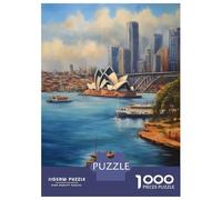 Puzzles pour Adolescents 1000 Iconic Sydney Harbour Puzzles pour Adultes Jeu Manuel Anti-Stress Stimule Le Cerveau 38x26cm/1000pcs