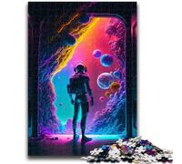 Puzzles pour Adolescents 1000 Into The Universe Jeu éducatif Défi Jouet Décoration Murale Cadeaux d'anniversaire et de Noël Uniques 26x38cm