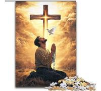 Puzzles pour Adolescents 1000 Jésus, entraînez Votre Cerveau et Vos Mains Cadeaux d'anniversaire Uniques pour Les 14 Ans et Plus (Taille 50x75cm)