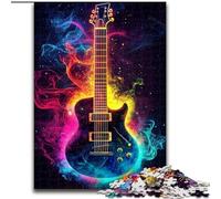 Puzzles pour Adolescents 1000 Jeux de Guitare Arc-en-Ciel, activité familiale pour renforcer l’Amour Entre Couples (à partir de 14 Ans) (Taille 50x75cm)