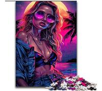 Puzzles pour Adolescents 1000 Jeux de Puzzles Belle Fille, entraînez Votre Cerveau et Vos Mains Cadeaux d'anniversaire et Cadeaux Uniques pour Les 14 Ans et Plus (Taille 26x38cm)