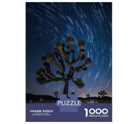 Puzzles pour Adolescents 1000 Joshua Tree Starry Night Puzzles pour Adolescents Jeux Relaxants Améliore La Mémoire Cadeaux d'anniversaire Et Idées Cadeaux Uniques 52x38cm/1000pcs