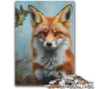 Puzzles pour Adolescents 1000 Jouets éducatifs Fantasy Fox Décoration intérieure Unique et Cadeaux pour Les 14 Ans et Plus 26x38cm