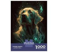 Puzzles pour Adolescents 1000 Labrador Retriever Dog Puzzles pour Adultes Jeu Manuel D'assemblage De Motifs Offre Spéciale pour Toute La Famille 52x38cm/1000pcs